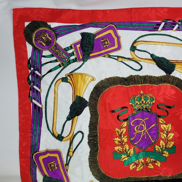Silk Mardi Gras Scarf - Picture 5 of 13